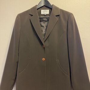 Kasper Brown Classic Blazer Tailored Fit